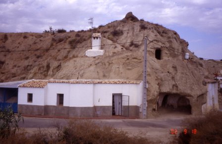 maison troglodyte Andalouse