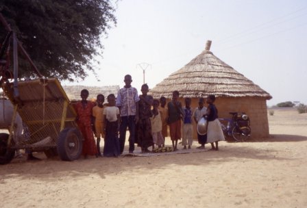 accueil dans un village Peul