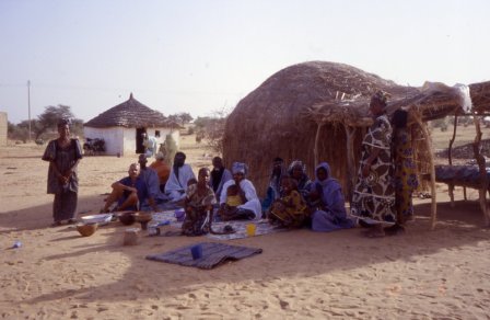 repas dans village