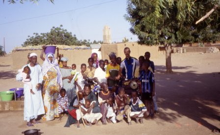 accueil au village de Ouro M Boulele