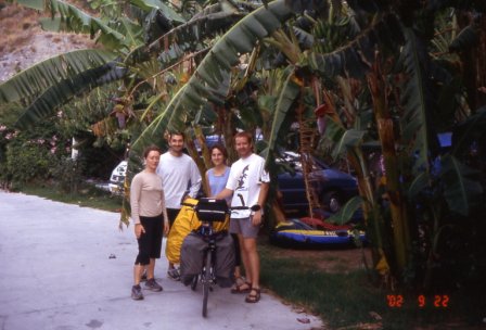 Amis de passage au camping à la Herraduras