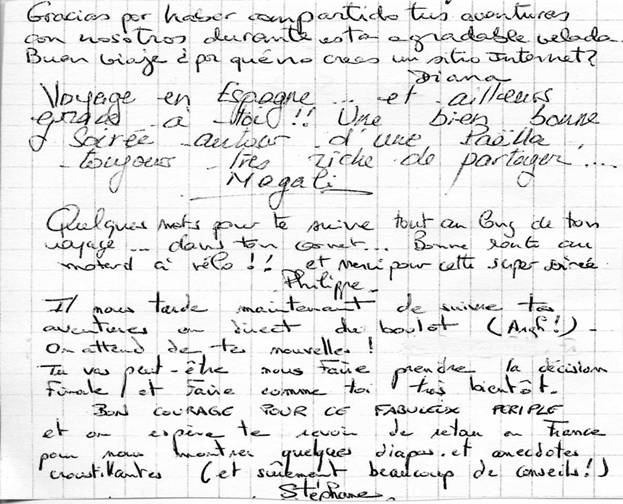 Samedi 21 septembre - La Herradura (repos)