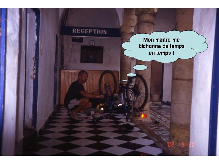 Planche 13 de la bande dessinée Voyage VTT